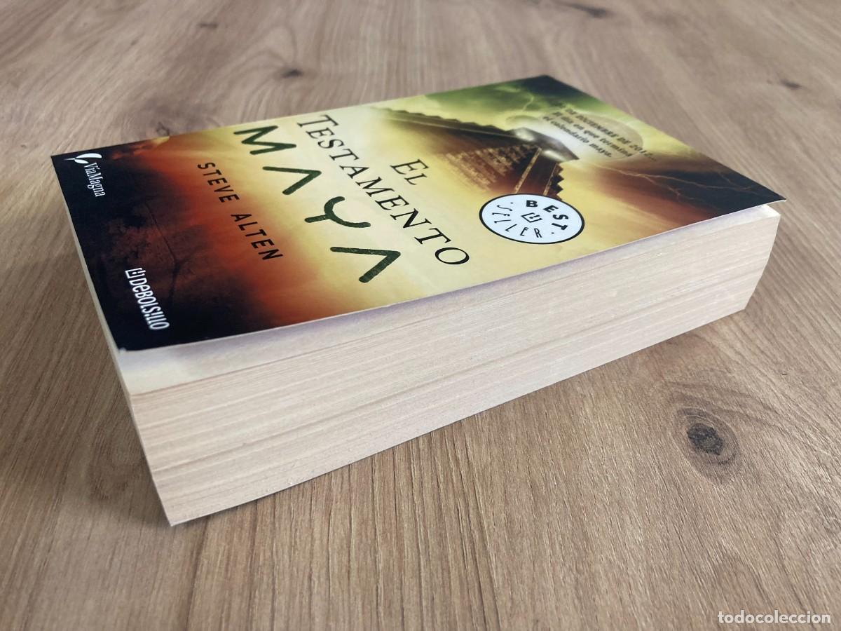 Libros de segunda mano: El Testamento Maya Steve Alten - Foto 4
