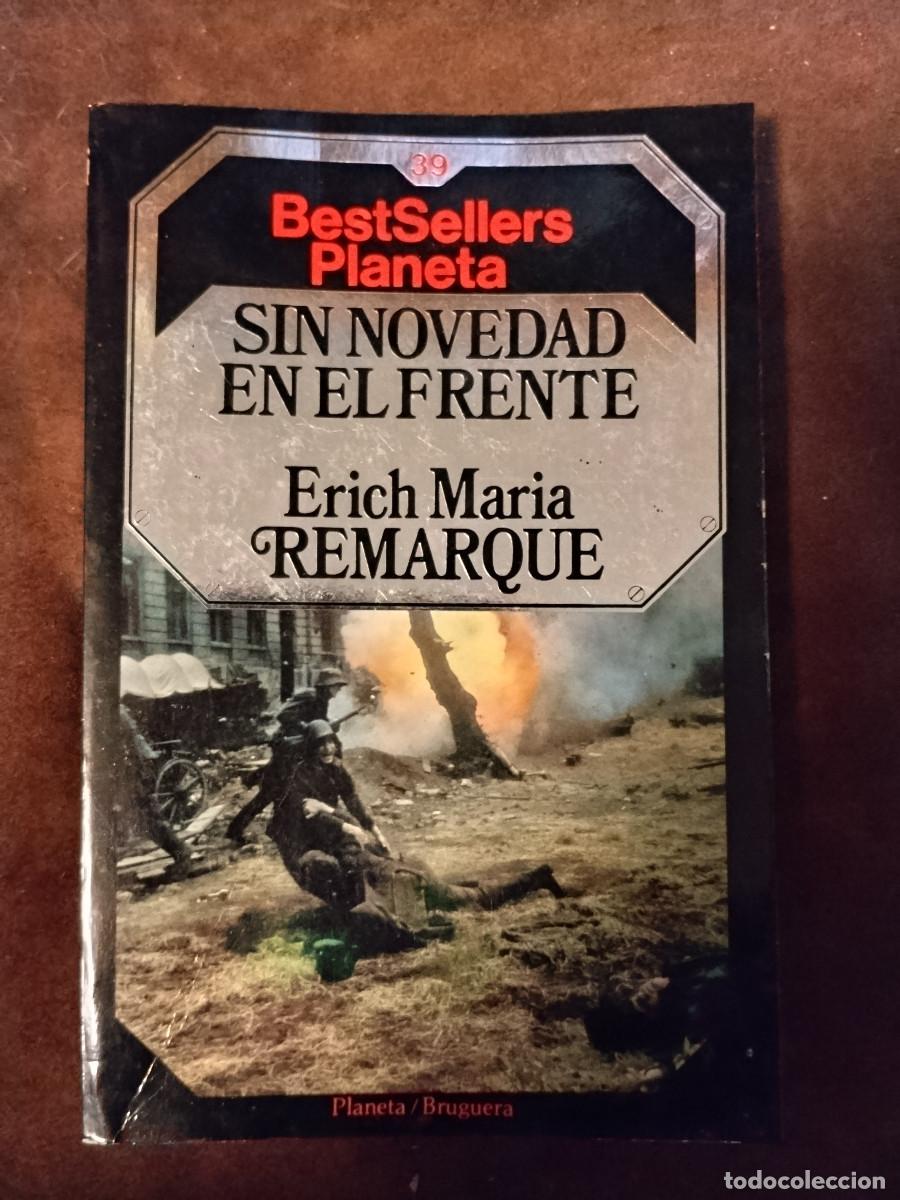Libros de segunda mano: Erich Maria Remarque &ndash; Sin novedad en el frente &ndash; BestSellers Planeta n&ordm; 39