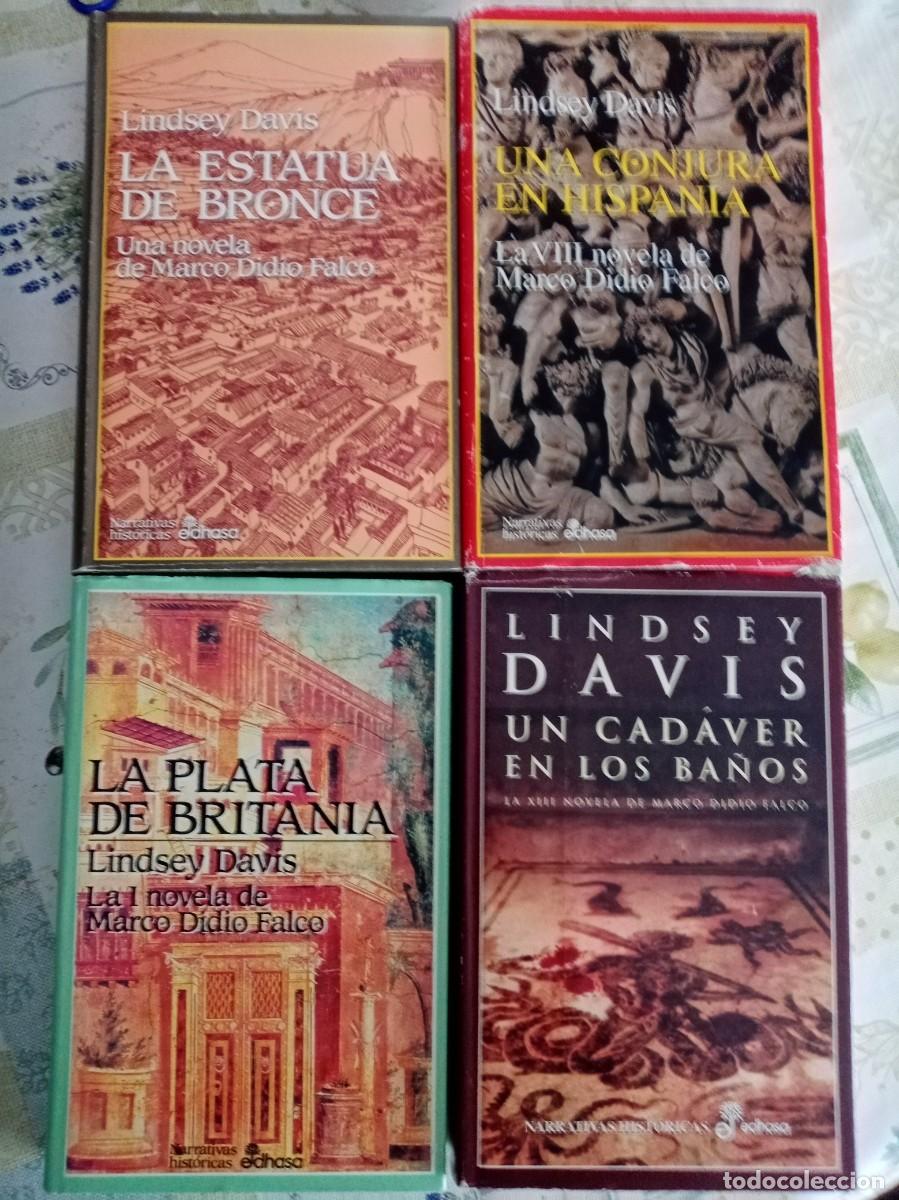 Libros de segunda mano: SERIE DIDIO FALCO ( 4 VOL.). Lindsey Davis ( EDHASA )