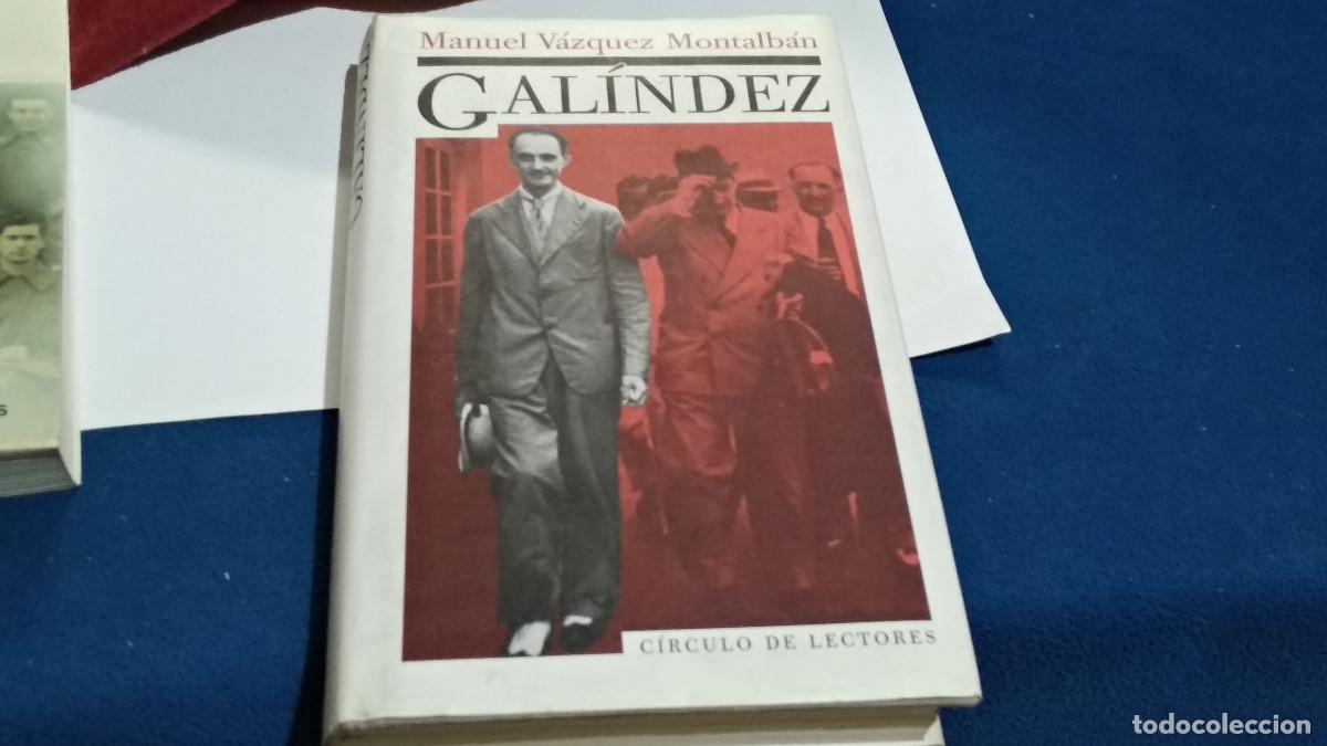 Libros de segunda mano: autor:MANUEL VAZQUEZ MONTALBAN- GALINDEZ-e.d. CIRCULO DE LECTORES-a&ntilde;o 1991-medidas 21.50 X 13 Cm-