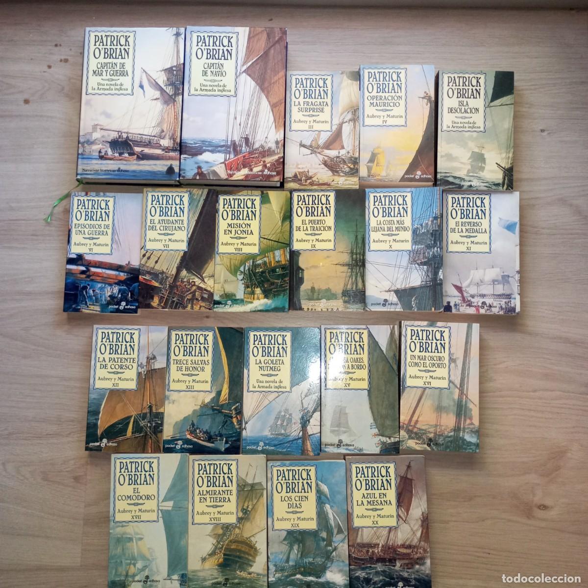 Libros de segunda mano: LIBROS COLECCION COMPLETA AUBREY Y MATURIN. PATRICK O&acute;BRINA. EDITORIAL EDHASA