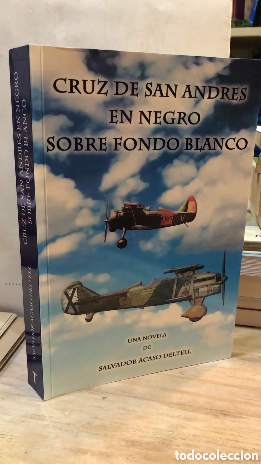 Second hand books: Cruz de San Andr&eacute;s en negro sobre fondo blanco - Salvador Acaso Deltell