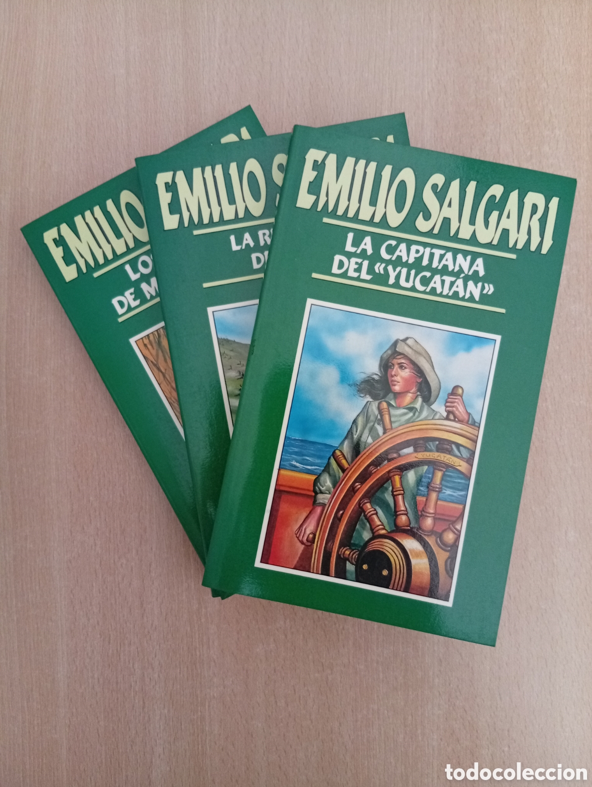 Libros de segunda mano: LA CAPITANA DEL 'YUCAT&Aacute;N' + LA REBELI&Oacute;N DE CUBA + LOS TIGRES DE MOMPRACEM. Emilio Salgari