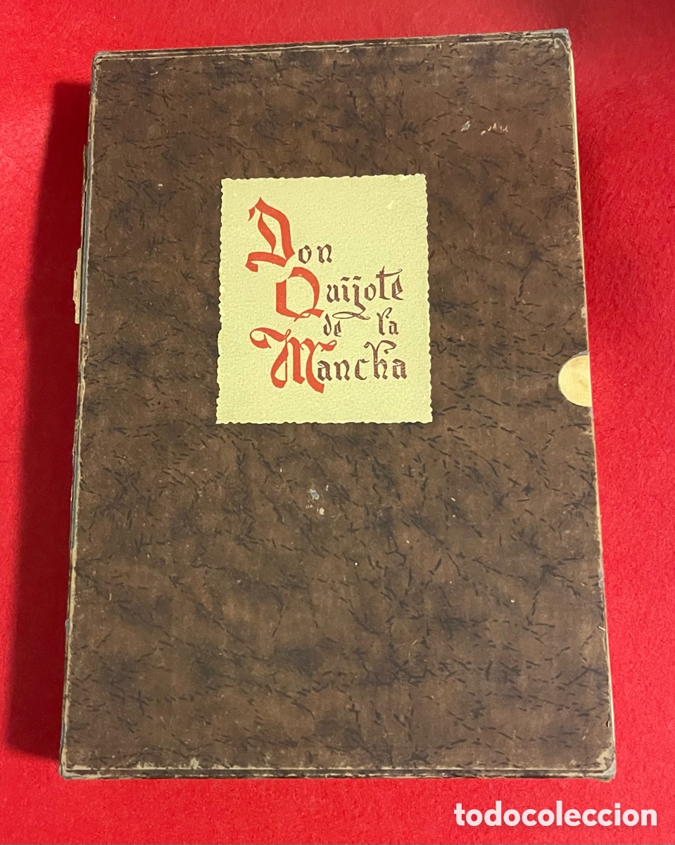 Libros de segunda mano: L.-el ingenioso Hidalgo, Don Quijote de la mancha. 4 tomos. Con caja original.