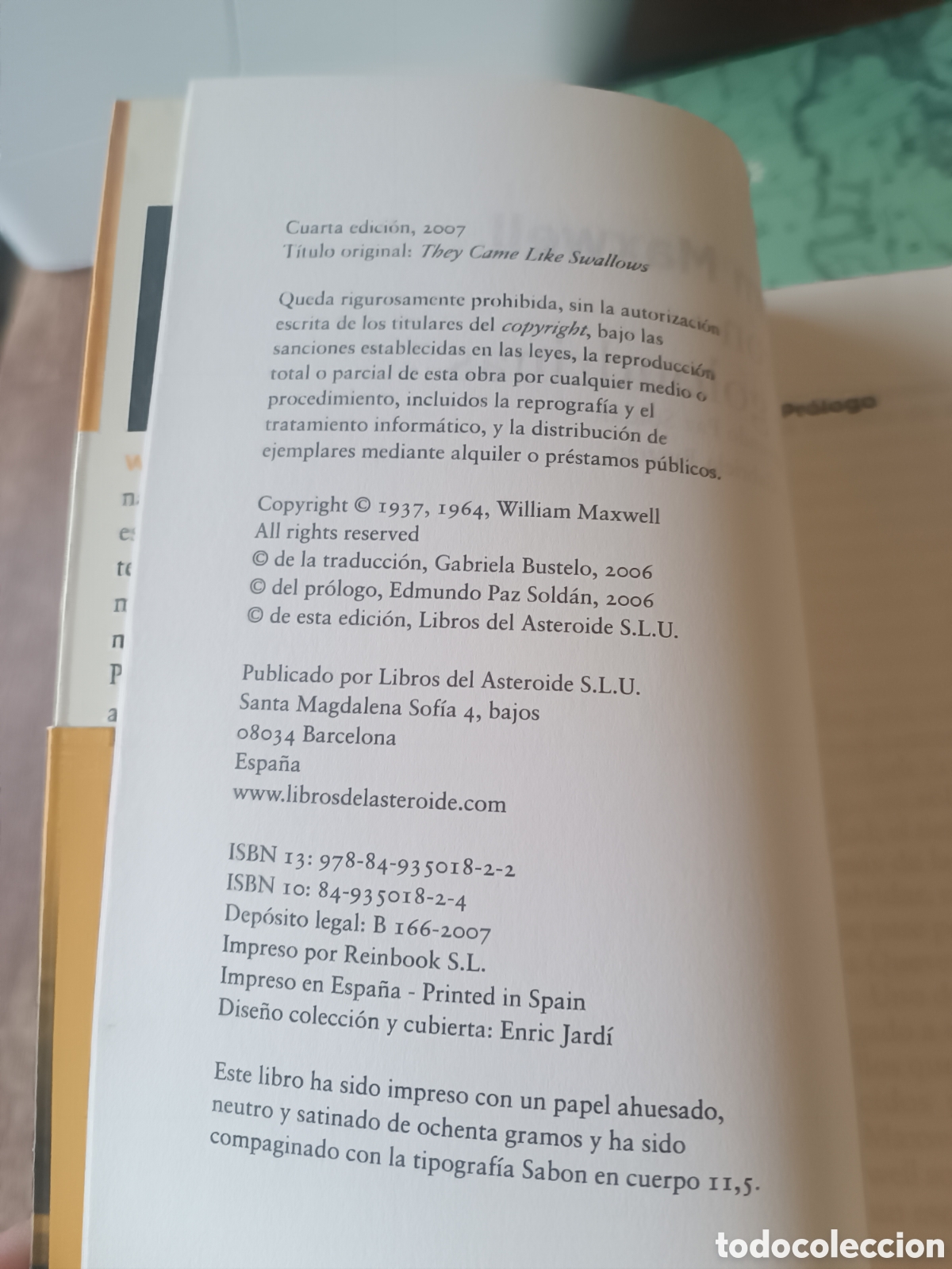 Libros de segunda mano: WILLIAM MAXWELL - VINIERON COMO GOLONDRINAS - LIBROS DEL ASTEROIDE, 2007