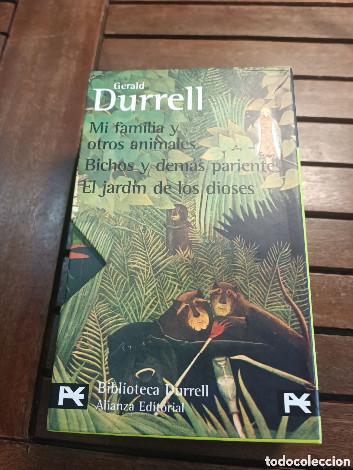 Libros de segunda mano: Estuche Gerald Durrell alianza mi familia y otros animales bichos y dem&aacute;s el jard&iacute;n de los dioses