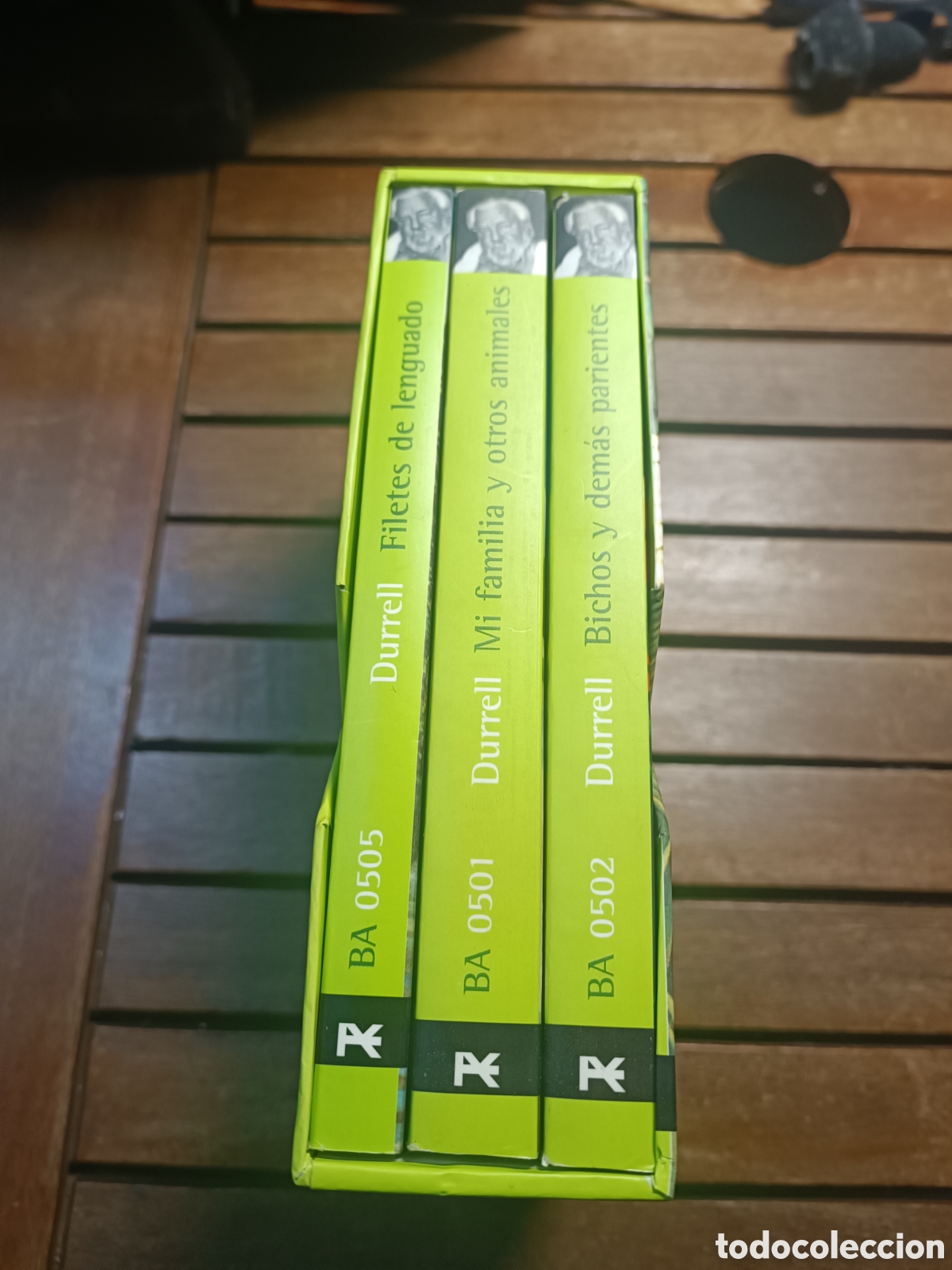 Libros de segunda mano: Estuche Gerald Durrell alianza mi familia y otros animales bichos y dem&aacute;s el jard&iacute;n de los dioses