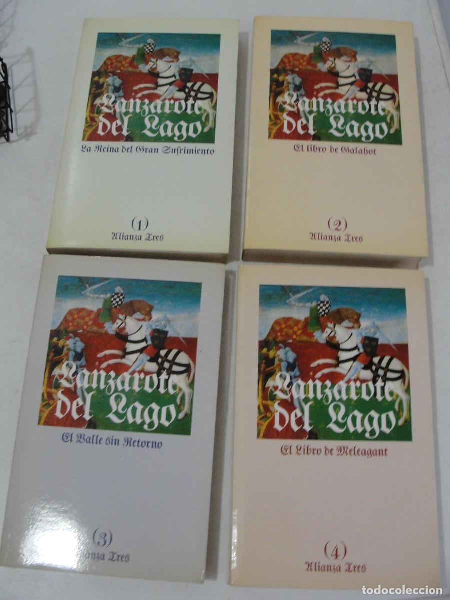Libros de segunda mano: PACK 4 LIBROS ALIANZA TRES - LANZAROTE DEL LAGO ( SERIE COMPLETA ) A ESTRENAR SIN USO