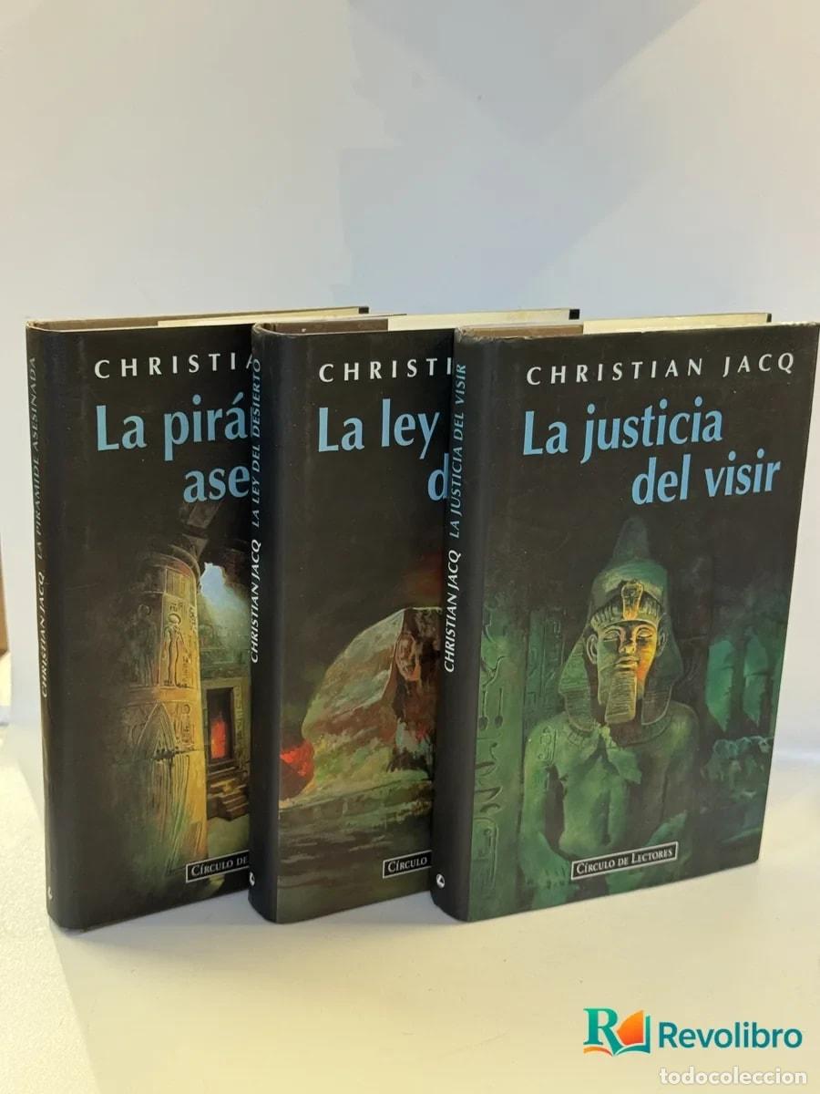 Libros de segunda mano: Lote El juez de Egipto trilog&iacute;a - Christian Jacq