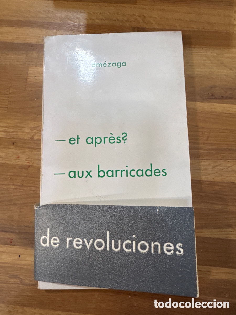 Libros de segunda mano: Et apr&egrave;s? Aux barricades (1969) CENSURADO - DEDICATORIA