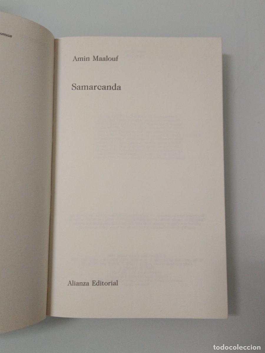 Libros de segunda mano: SAMARCANDA. AMIN MAALOUF - Foto 5
