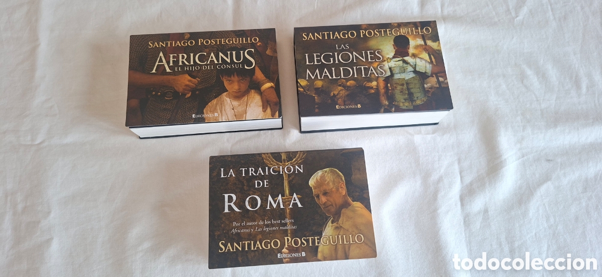 Libros de segunda mano: TRILOGIA EL AFRICANO. Librinos. Santiago Posteguillo