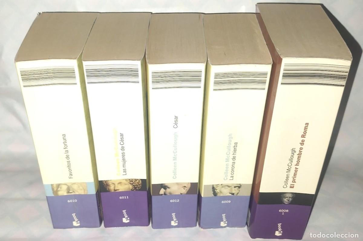 Libros de segunda mano: Colleen McCullough - 5 novelas del imperio Romano - Planeta Booket tapas blandas Novela Hist&oacute;rica