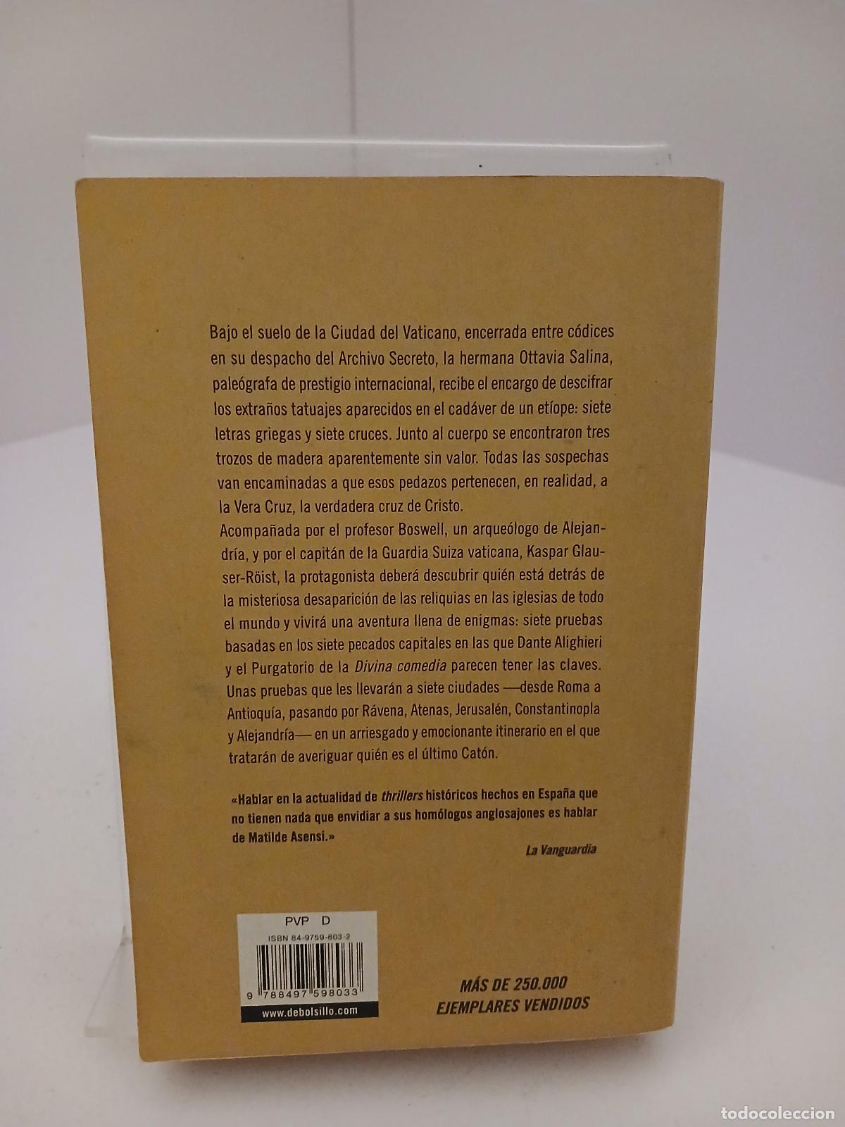 Libros de segunda mano: El &uacute;ltimo cat&oacute;n - Matilde Asensi - Foto 2