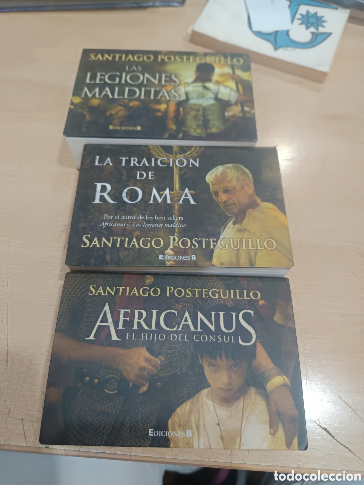Libros de segunda mano: Trilog&iacute;a de Santiago Posteguillo.( Africanus, Las legiones malditas y la traici&oacute;n de Roma)