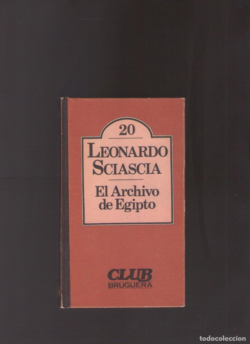 Libros de segunda mano: Bd. El Archivo de Egipto (Leonardo Sciascia)