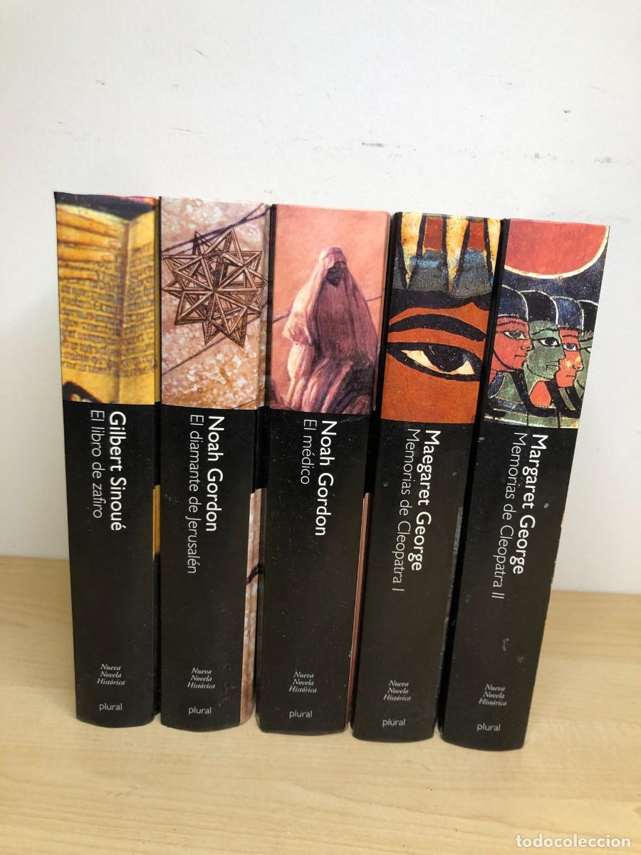 Gebrauchte B&uuml;cher: Nueva Novela Hist&oacute;rica Plural 5 libros Noah Gordon Margaret George Sinou&eacute; Folio 2000