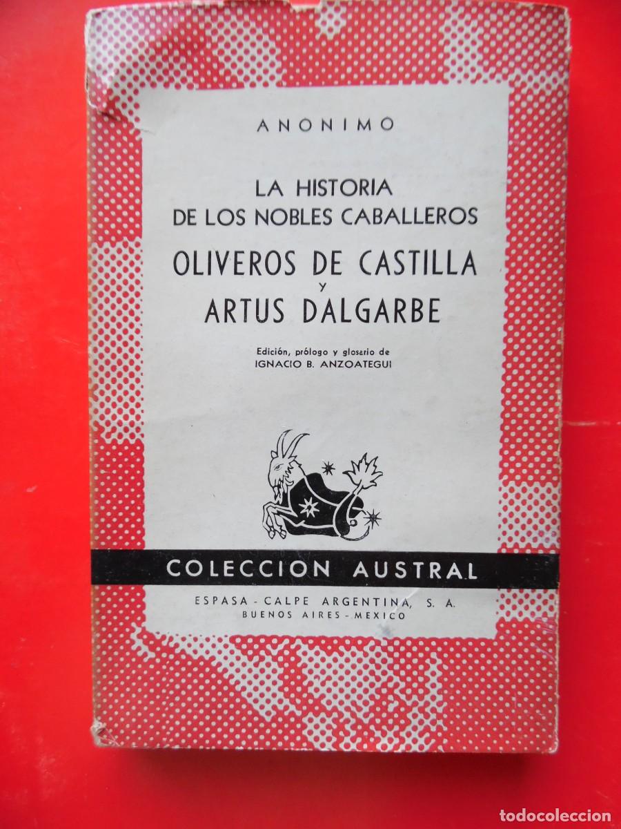 Libros de segunda mano: La historia de los nobles caballeros... An&oacute;nimo. Austral n&ordm;337. 1&ordf;Ed. 1943 Espasa Calpe