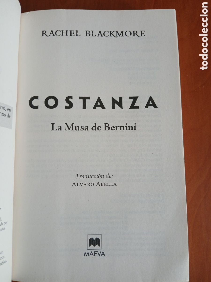 Libros de segunda mano: Costanza. Rachel Blackmore. - Foto 3