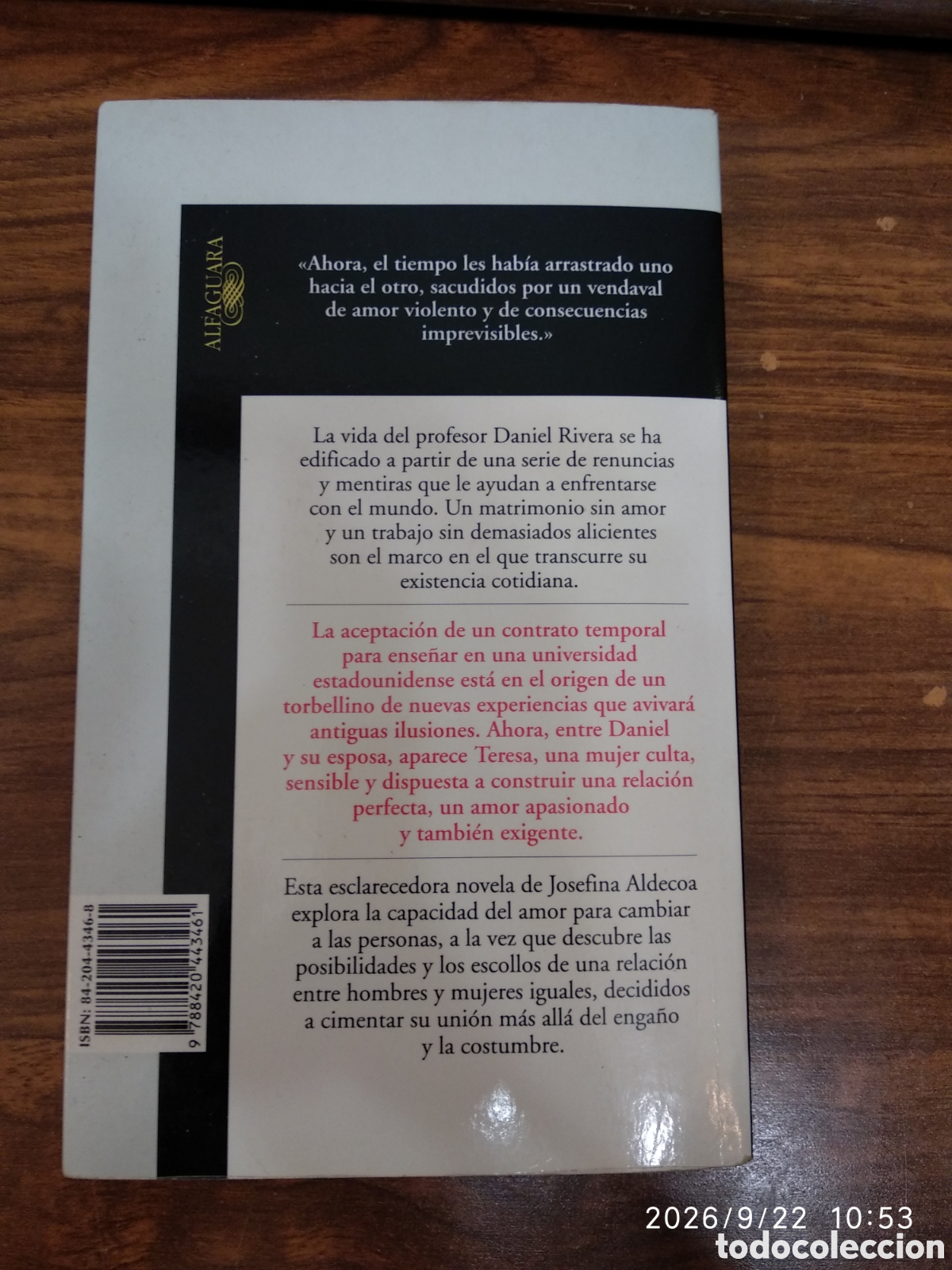 Libros de segunda mano: El enigma (Josefina Aldecoa) - Foto 4