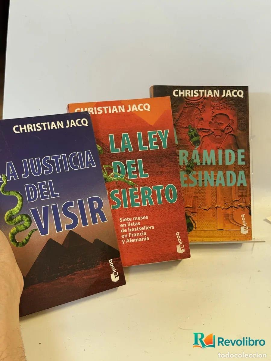 Libros de segunda mano: Lote El juez de Egipto trilog&iacute;a - Christian Jacq