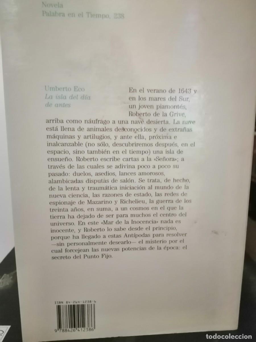Libros de segunda mano: La isla del d&iacute;a de antes. - Foto 2