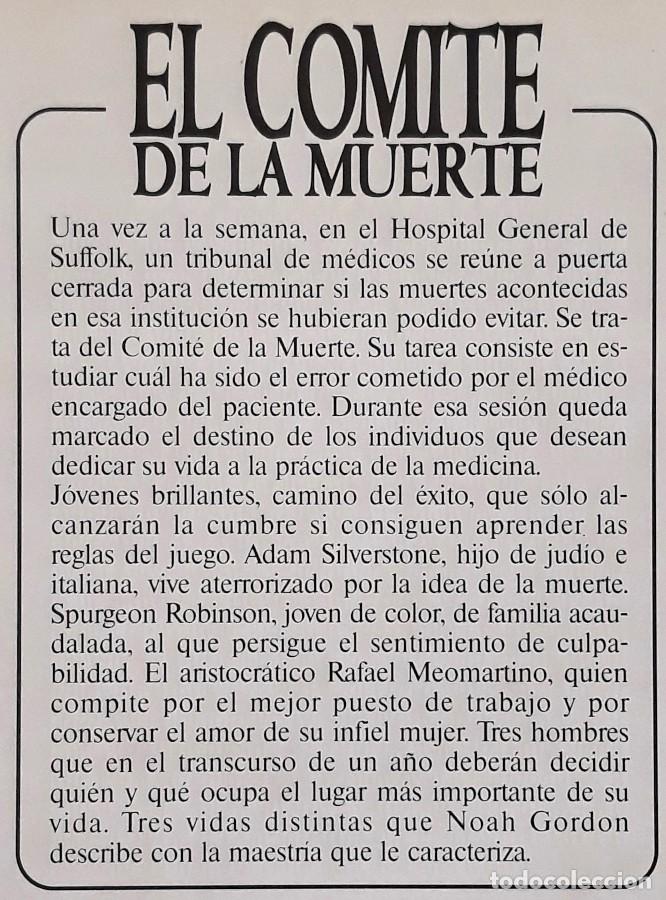 Libros de segunda mano: El comit&eacute; de la muerte - Noah Gordon - Ediciones B, 1993 - Foto 5