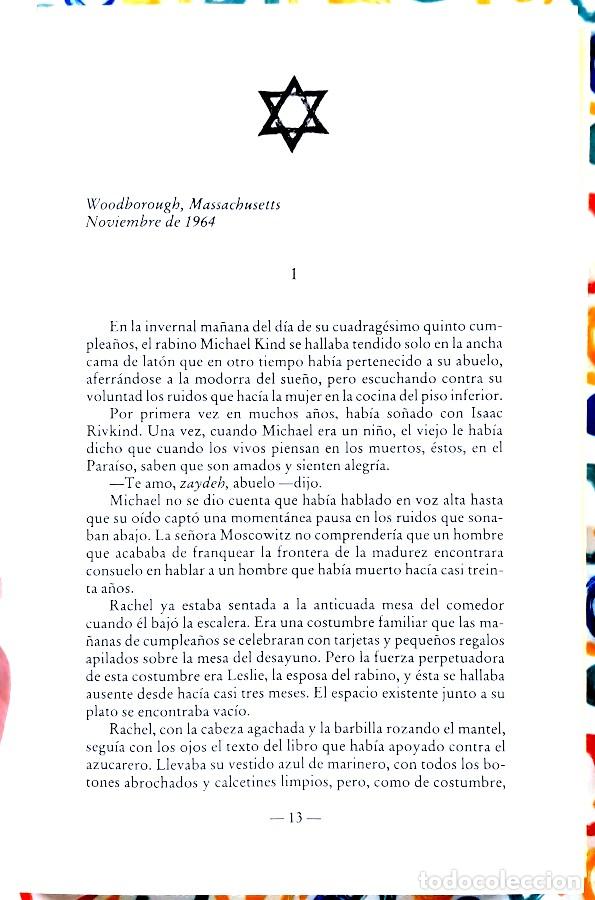 Libros de segunda mano: El rabino - Noah Gordon - Ediciones B - 1994 - Foto 9