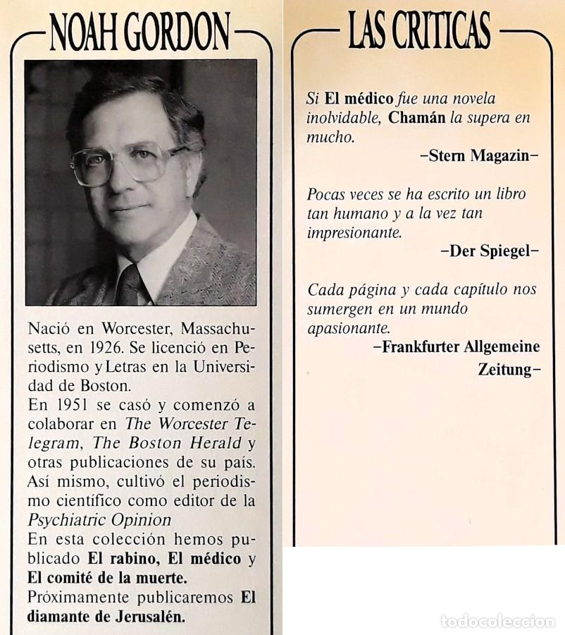 Libros de segunda mano: Cham&aacute;n - Noah Gordon - Ediciones B, 1994 - Foto 8