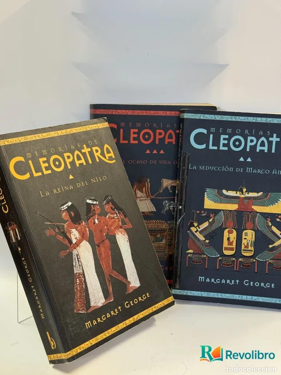 Libros de segunda mano: Lote Memorias de Cleopatra 3 tomos - Margaret George