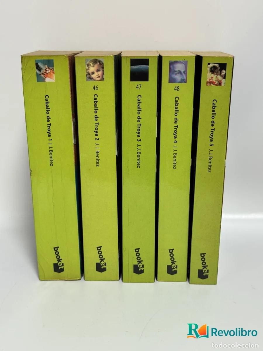Libros de segunda mano: Lote 5 libros Caballo de Troya - J.J. Ben&iacute;tez