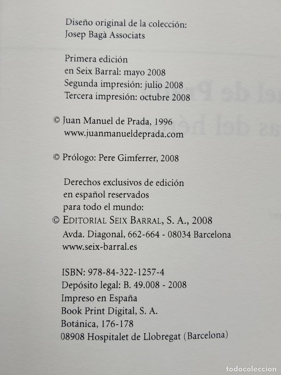 Libros de segunda mano: Juan Manuel de Prada Las m&aacute;scaras del h&eacute;roe - Foto 4