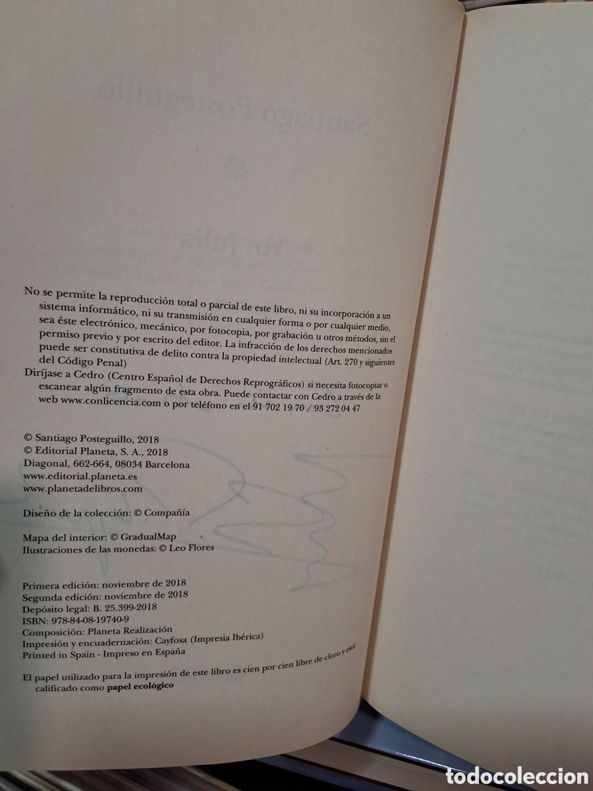 Libros de segunda mano: YO, JULIA - SANTIAGO POSTEGUILLO - Foto 6