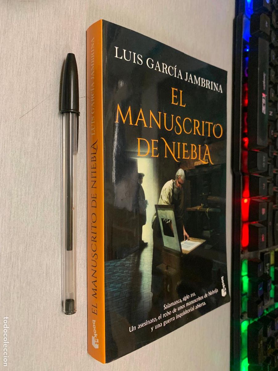 Libros de segunda mano: EL MANUSCRITO DE NIEBLA / LUIS GARC&Iacute;A JAMBRINA / ESPASA BOOKET 2025