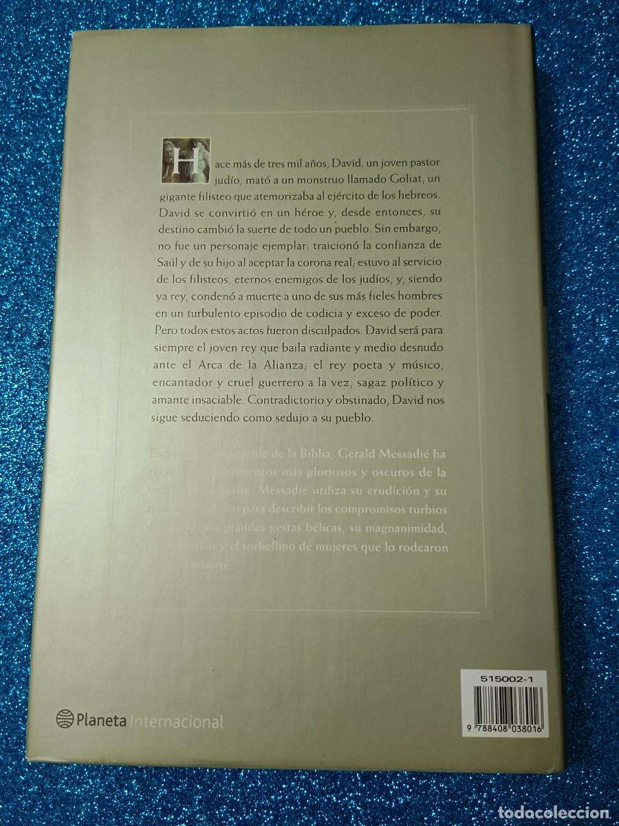Libros de segunda mano: EL REY DAVID. GERALD MESSADI&Eacute; - Foto 3