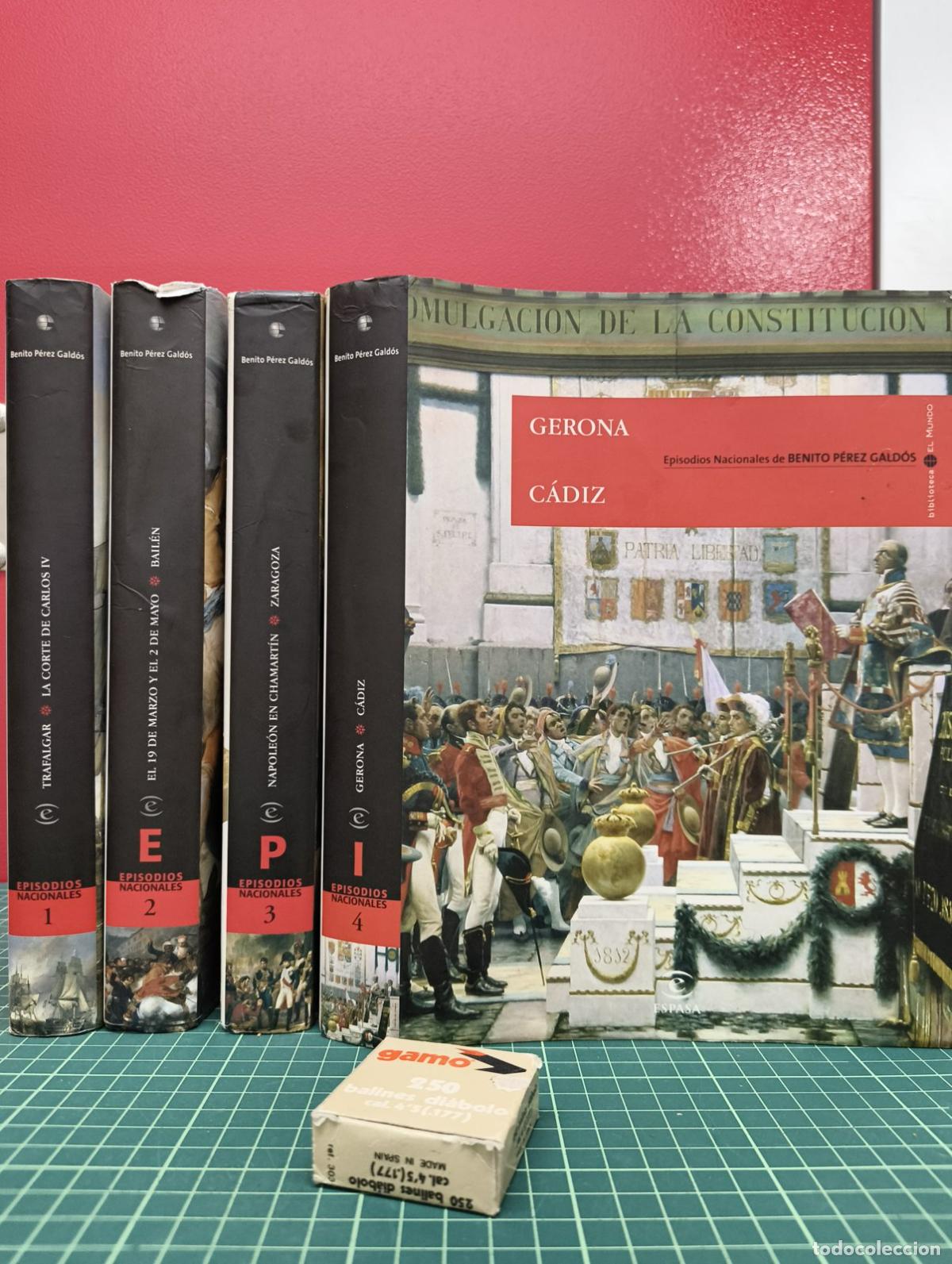 Libros de segunda mano: Episodios Nacionales primera serie 4 tomos - Benito P&eacute;rez Gald&oacute;s