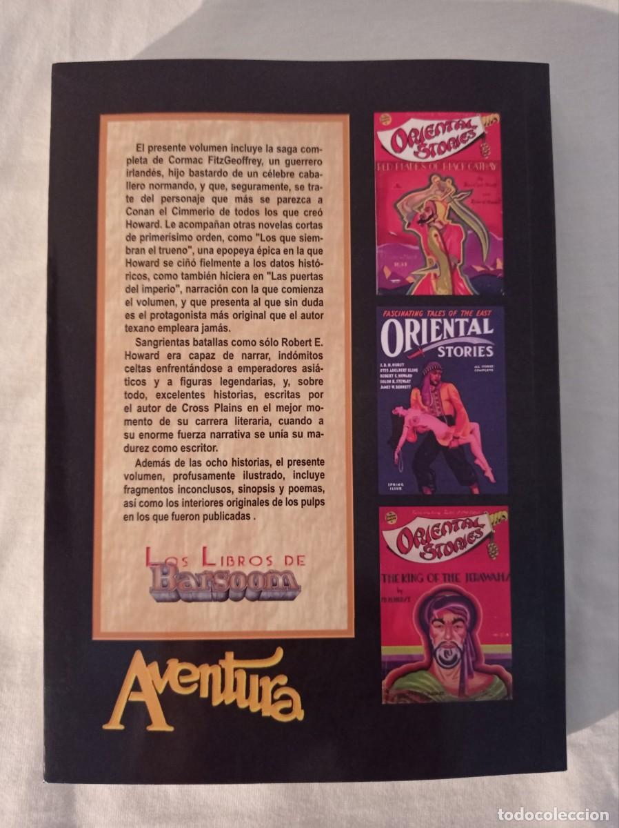 Libros de segunda mano: Los Halcones de Ultramar - Robert E. Howard - Editorial Barsoom - Foto 2