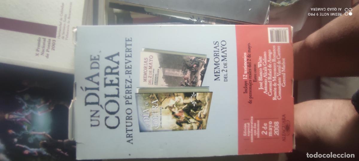 Libros de segunda mano: UN DIA DE COLERA Y MEMORIAS DEL DOS DE MAYO DE ARTURI PEREZ REVERTE EN ESTUCHE