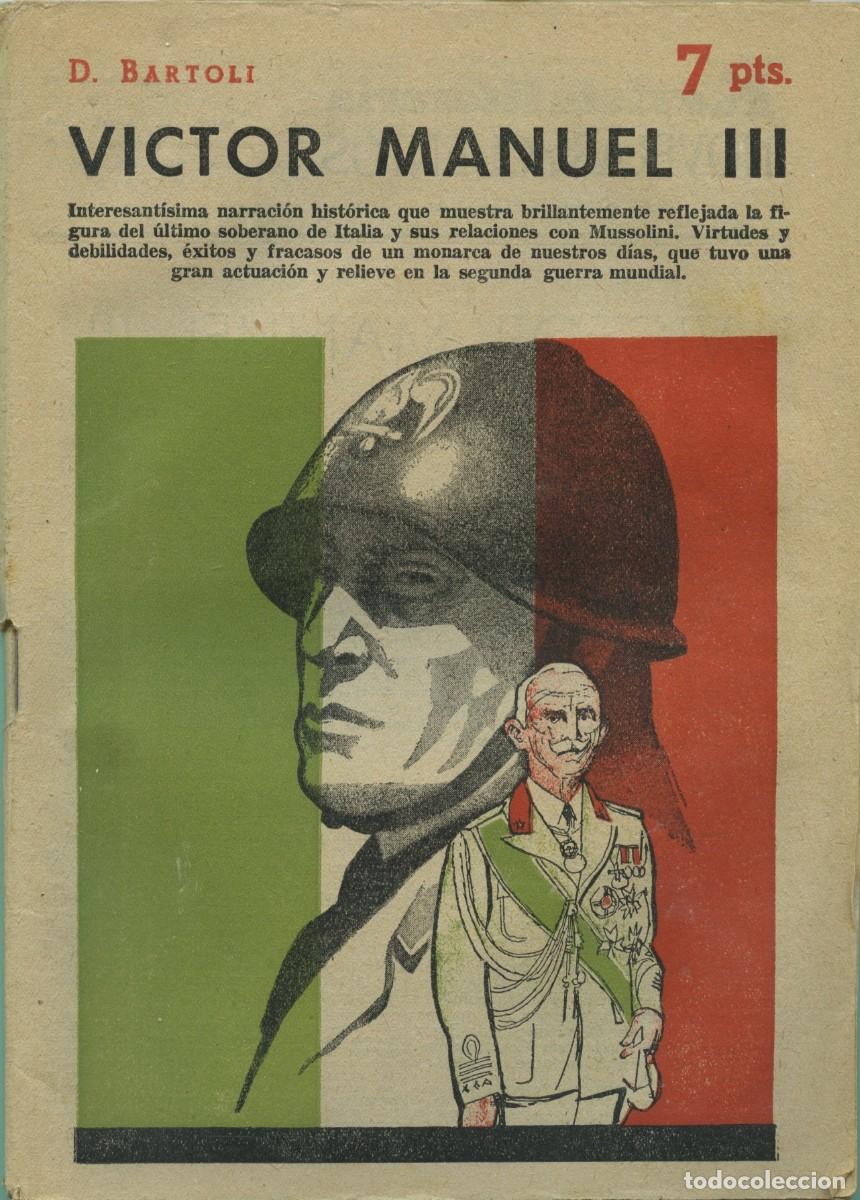 Libros de segunda mano: Revista literaria NOVELAS Y CUENTOS. VICTOR MANUEL III por Domenico Bartoli. A&ntilde;o XXX. 1958. Pp. 84