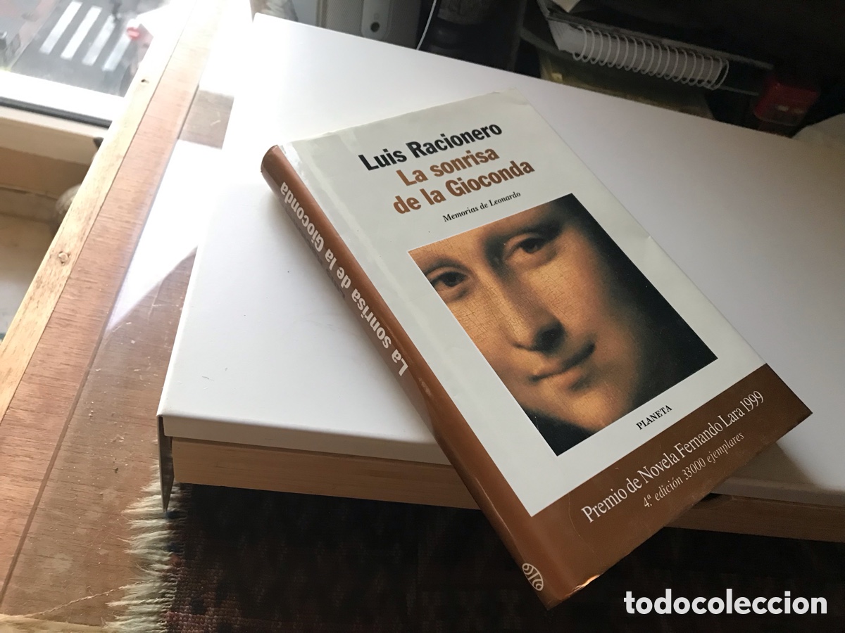 Libros de segunda mano: La sonrisa de la Gioconda. Luis Racionero. Memorias de Leonardo. Planeta