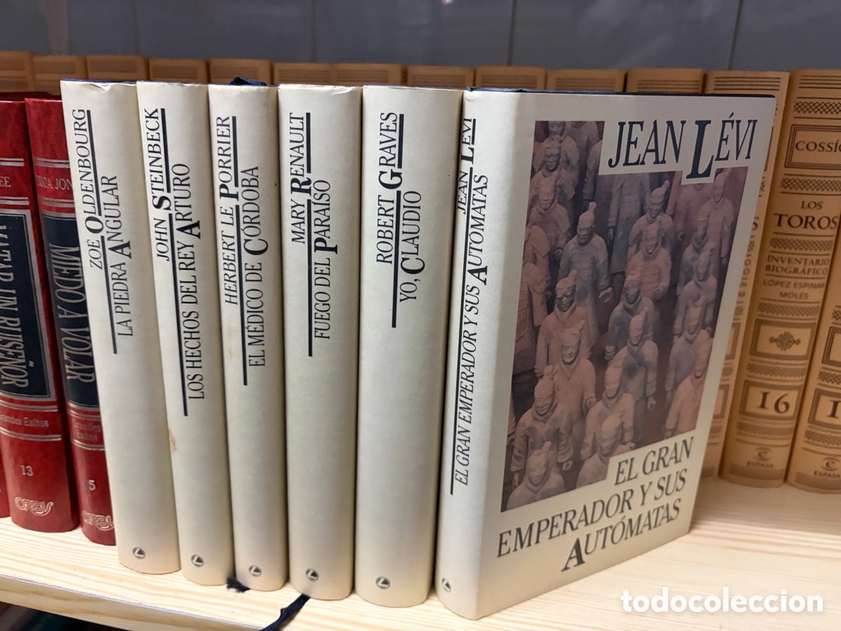 Libros de segunda mano: Lote de 6 novelas hist&oacute;ricas: Oldenbourg, steinbeck, renault, graves, Le porrier, jean levi