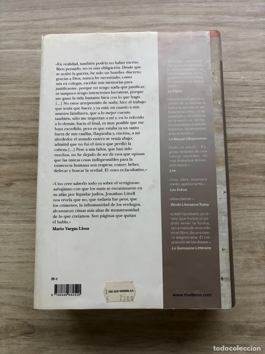 Libros de segunda mano: Las ben&eacute;volas, Jonathan Little - Foto 2