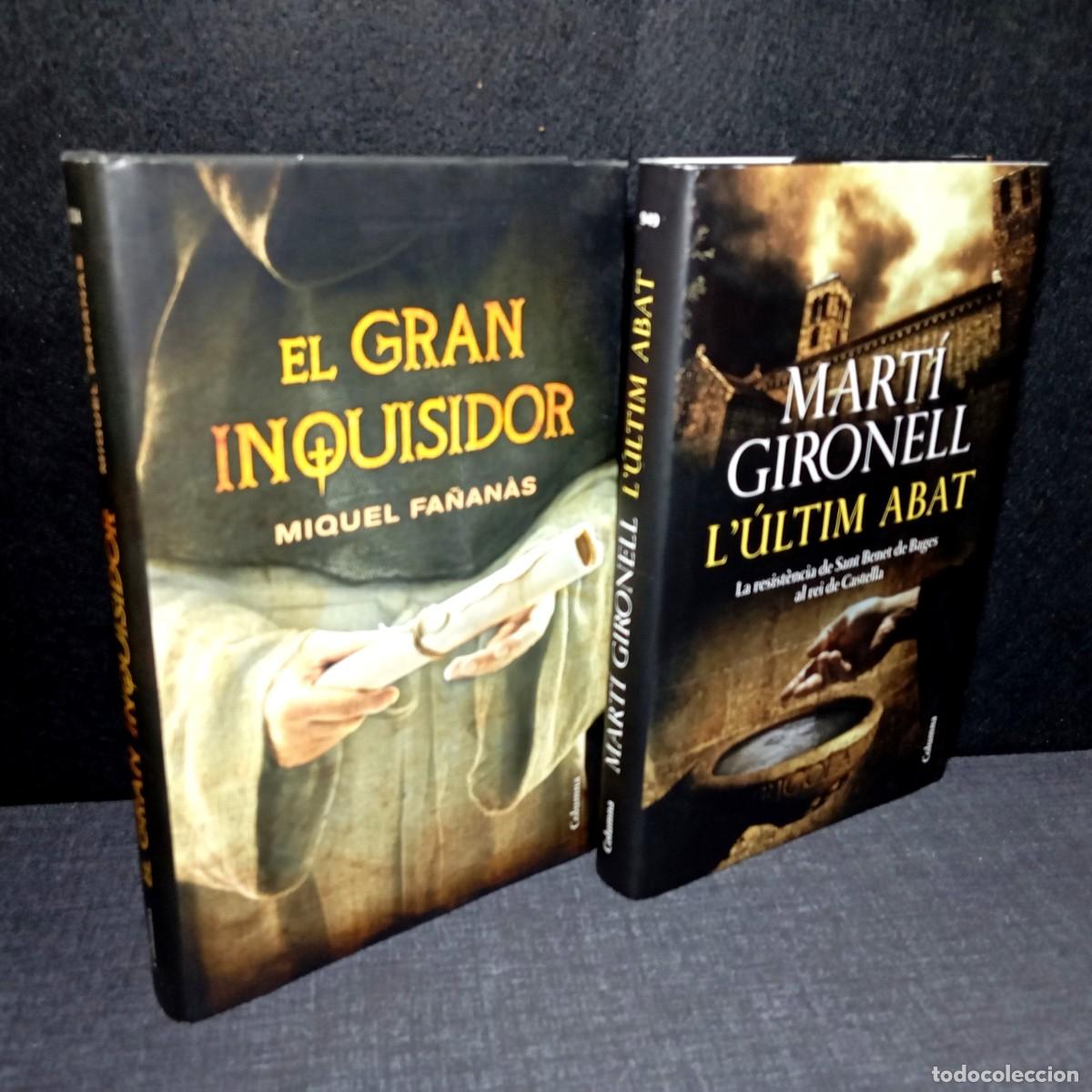Libros de segunda mano: Oportunitat Lot 2 Llibres Novel.la Historica Catala L'Ultim Abat Gironell + El Gran Inquisidor 1a Ed