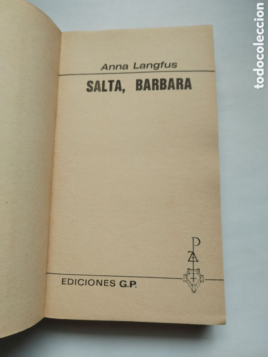 Libros de segunda mano: SALTA BARBARA/ANNA LANGFUS - Foto 3