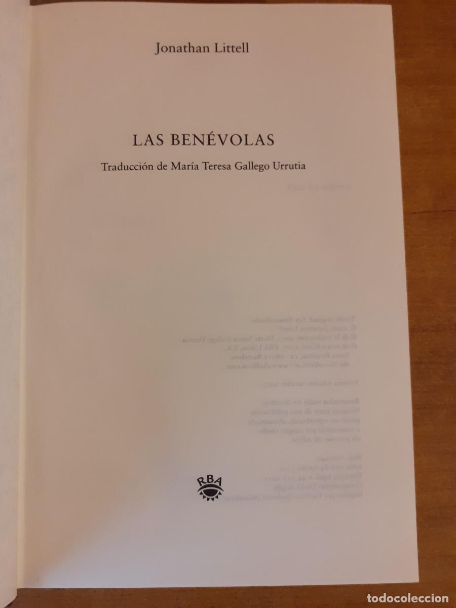 Libros de segunda mano: Las ben&eacute;volas. Jonathan Littell. - Foto 4