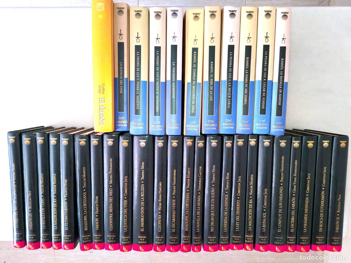 Libros de segunda mano: Lote 36 Libros Novela Hist&oacute;rica Antiguo Egipto (Tapa Dura) - Impecables