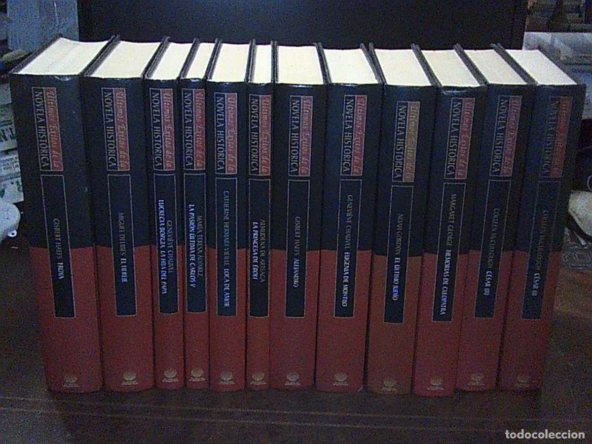 Libros de segunda mano: Lote 12 libros, 11 novelas. &uuml;ltimos &eacute;xitos de la Novela Hist&oacute;rica. Planeta DeAgostini 2001