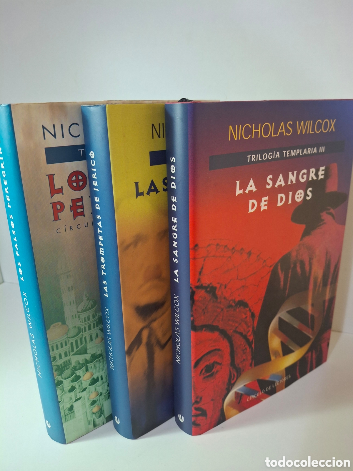 Libros de segunda mano: TROLIGIA TEMPLARIA, 3 VOLUMENES, NICOLAS WILCOX, CIRCULO DE LECTORES, 2000-2001