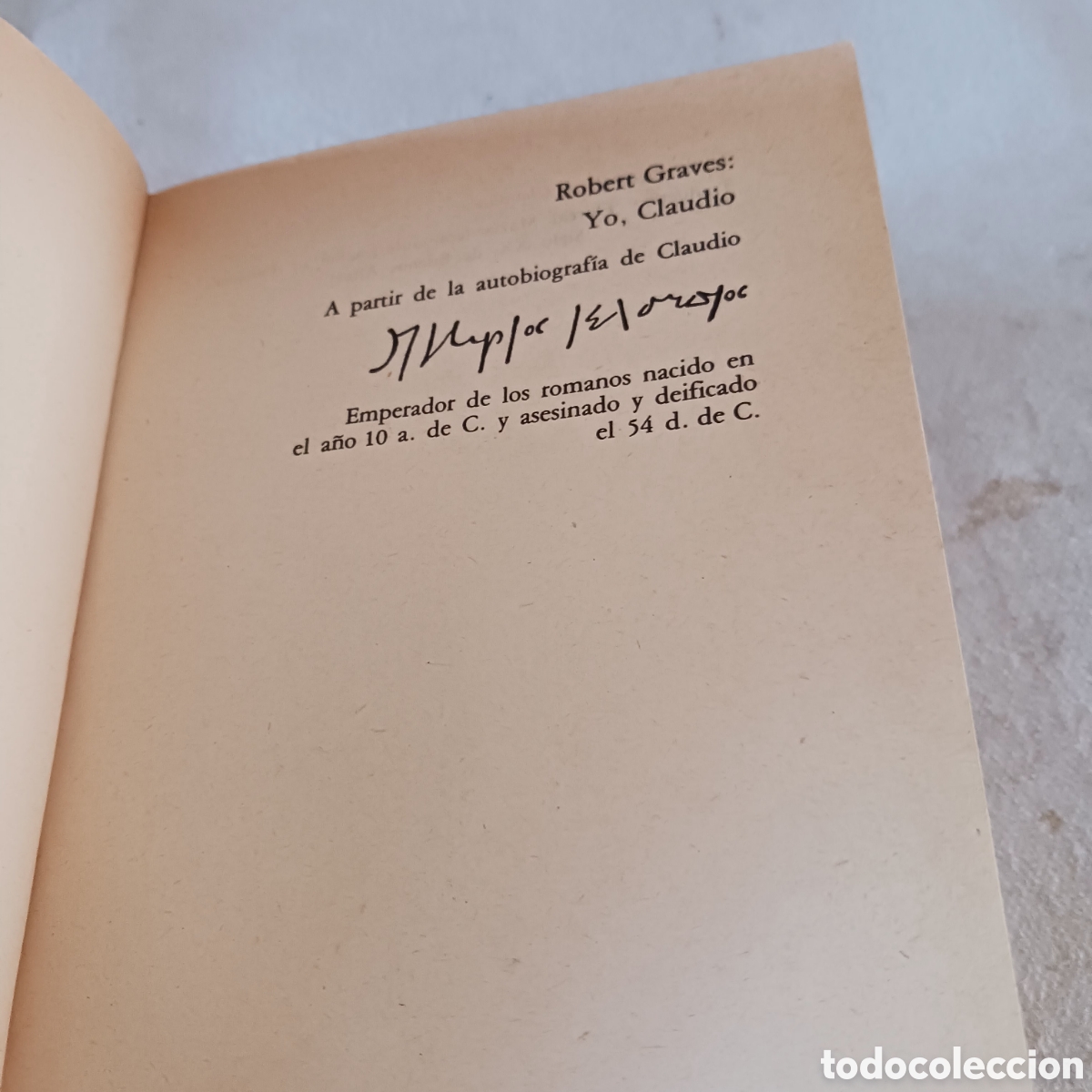 Libros de segunda mano: Yo Claudio de Robert Graves - Foto 3