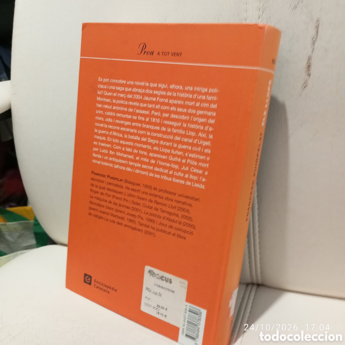 Libros de segunda mano: Francesc Puigpelat . Els llops . Proa - Foto 2